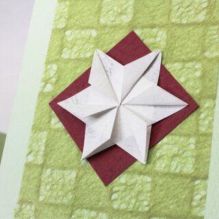 3 Blankokarten zum selbst gestalten,  mit Umschlag und Innenblatt, lindgr�n