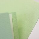 3 Blankokarten zum selbst gestalten,  mit Umschlag und Innenblatt, lindgrün