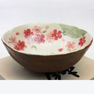 Schssel Kirschblte 20 cm , im Holzkasten