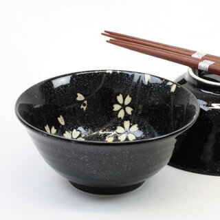 Sch�ssel Duo Sousyunka, schwarz-grau meliert