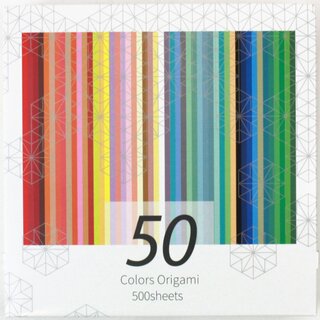 Origami-Papier Großpackung Nr 001024 50 Farben 7,0 cm 1000 Blatt 