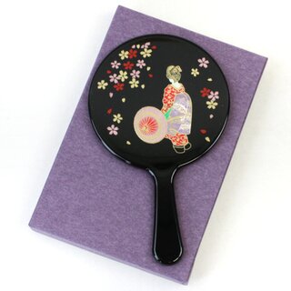 Mini-Handspiegel Maikosan schwarz