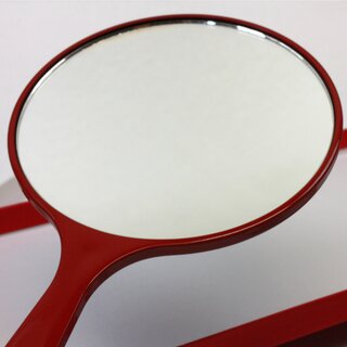 Handspiegel Maiko rot, 21 cm lang aka