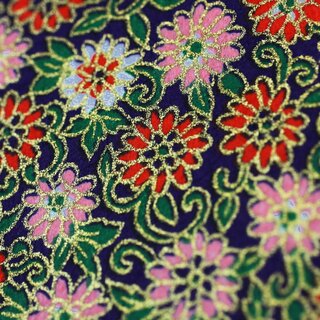 Washibogen Chrysanthemen blau, 55 x 80 cm