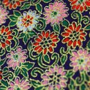 Washibogen Chrysanthemen blau, 55 x 80 cm