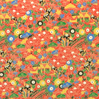 Washibogen Kiefer & Iris rot, 55 x 80 cm