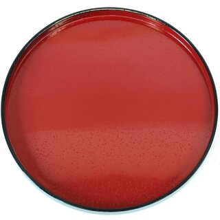 Tablett rund, 30 cm  rot