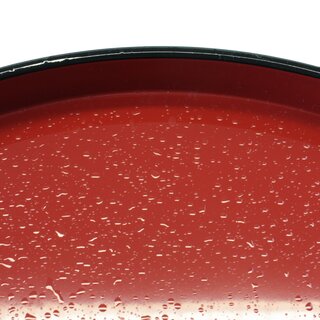 Tablett rund, 30 cm � rot