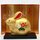 Jahrestierfigur 2023: Hase mit Glückszeichen, goldfarben