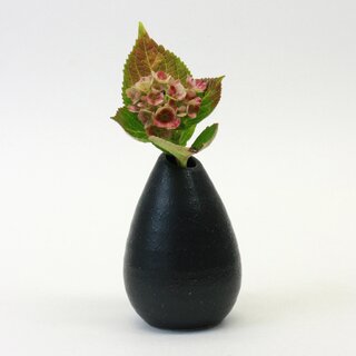 Kleine Vase, schwarz