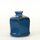 Kleine Vase Rokkaku, blau, 9 cm hoch
