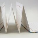 Leporello Kranich blau, 24,5 x 18 cm