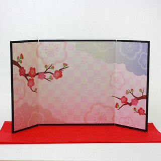 Stellwand Pflaumenbl�ten 13,5 x 24 cm