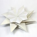 Stern Franziska wei, Papier und Anleitung