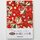 Notizheft mit traditioneller Bindung, 11 x 7,5 cm, Noshi rot