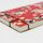 Notizheft mit traditioneller Bindung, 11 x 7,5 cm, Noshi rot