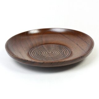 Untersetzer für Teeschalen Holz, rund, 12 cm Ø