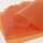 Glassine Origami einfarbig orange 15 cm