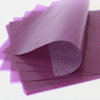 Glassine Origami einfarbig violett, 15 cm