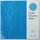 Glassine Origami einfarbig himmelblau, 15 cm