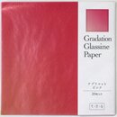 Glassine Origami Gradation apricot-pink, 15 cm