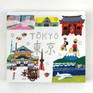 Notizblock Tokyo 10 x 9 cm, 120 Blatt