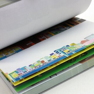 Notizblock Tokyo 10 x 9 cm, 120 Blatt