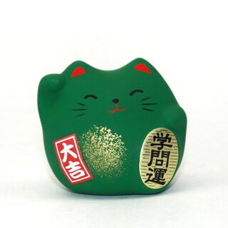 Feng-Shui Manekineko gr�n, f�r schulischen Erfolg