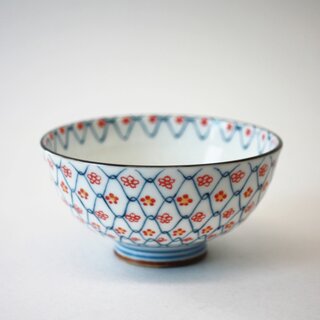 Reisschale Tsuname Kobana rot, 11,5 cm 