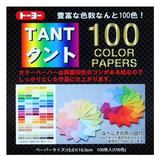 TANT 100 Farben Mix 15 cm 100 Blatt