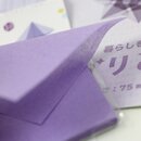 Hikaritori Origami - Transparentpapier lila, mit Anleitung