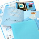 Hikaritori Origami, Transparentpapier 15 cm, blau