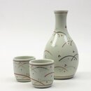 Sakeset mit wogendem Grasmuster