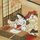 Postkartenset, 3er Set "Tale of Genji" und Kranich