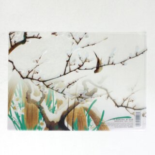 Sichtfolie Blumen & Vgel, 22 x 15,5 mm