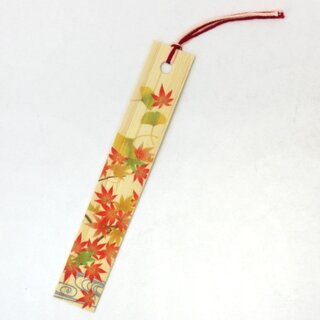 Lesezeichen aus Bambus, Ahorn & Ginko