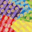 Tezome Washi Kiku 24 cm, Rückseite weiß