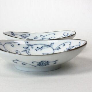 Ovaler Teller Sen Karakusa 2er Set, 11 x 10 cm