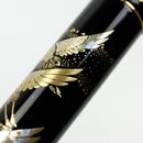 Fudepen, Pinselstift Kraniche, mit Lackgehäuse