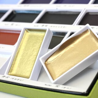 Tuschekasten f�r Tuschemalerei, 36 Farben Gansai