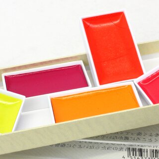 Tuschekasten f�r Tuschemalerei, Bunter Herbstwald