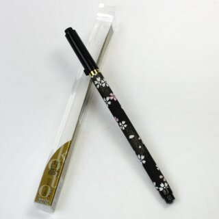 Fudepen, Pinselstift Kirschblüten rosa-schwarz