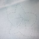 Tuch Sashiko "Kikyou" 33 x 33 cm, hellblau