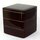 Lackbox 15 x 15 x 15 cm, rotbraun