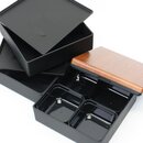 Lackbox 16,5 x 16,5 x 18 cm, schwarz