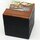 Lackbox 16,5 x 16,5 x 18 cm, schwarz