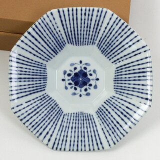 Schale Tokusa Flower, achteckig, 18 cm 