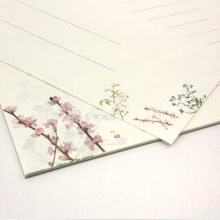 Briefpapierset Blumen & Bltter