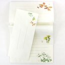 Briefpapierset Blumen & Blätter