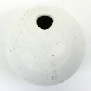 Kleine runde Vase, weiß